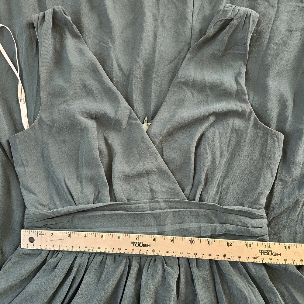 Lulu's Deep Teal Sleeveless Maxi Dress - Picture 6 of 9